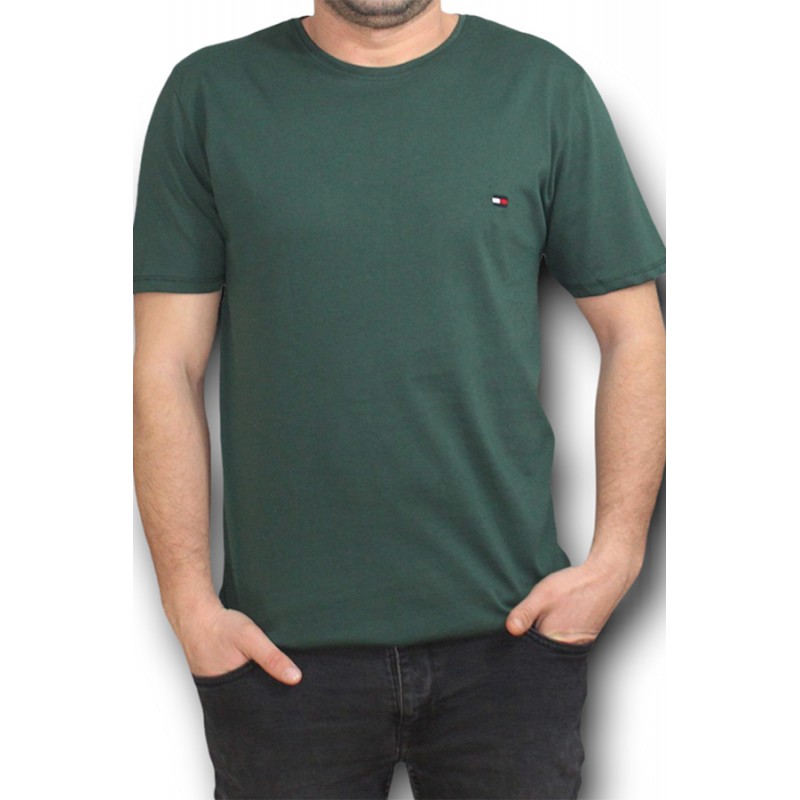 Tricou pentru barbati, din bumbac, cod 058, culoare verde Acum la 69,00 lei Livrare 24-48 de ore si Cadou la orice comanda
