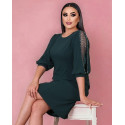 Rochie eleganta Liana, culoare verde