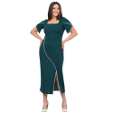 Rochie eleganta Felicia, culoare verde