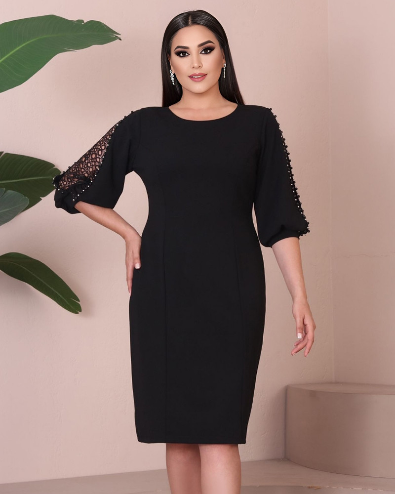 Rochie eleganta Liana, culoare negru