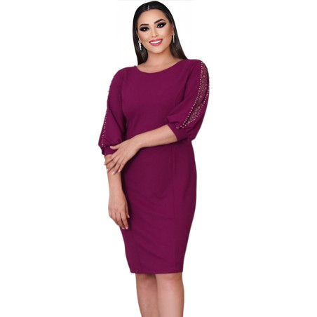 Rochie eleganta Liana, culoare violet