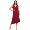 Rochie eleganta Alis, culoare bordo