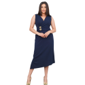 Rochie eleganta Alis, culoare bleumarin
