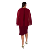 Rochie eleganta Roma, culoare bordo