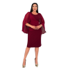 Rochie eleganta Roma, culoare bordo