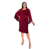 Rochie eleganta Roma, culoare bordo