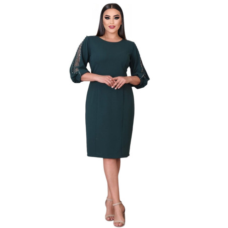 Rochie eleganta Liana, culoare verde