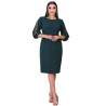 Rochie eleganta Liana, culoare verde