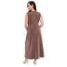 Rochie Lunga, Ingrid, Rose Gold din Lurex Premium – Strălucire Stelară și Eleganță