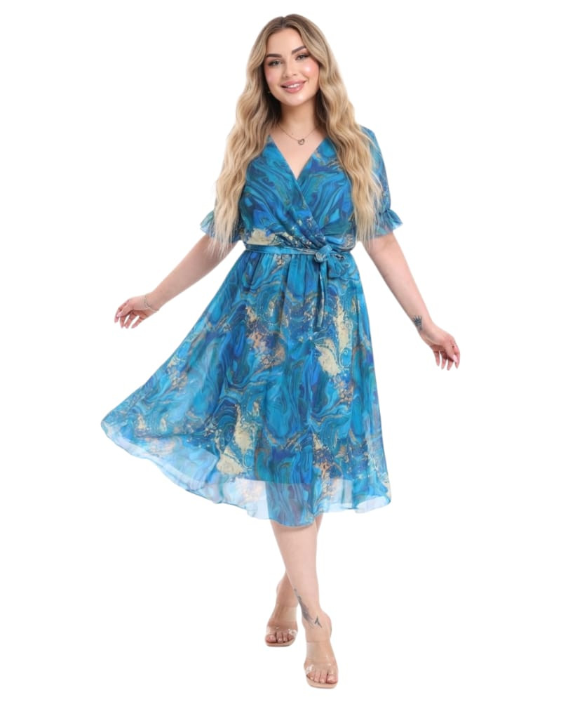 Rochie vara, din voal, model 9, Aura Collection