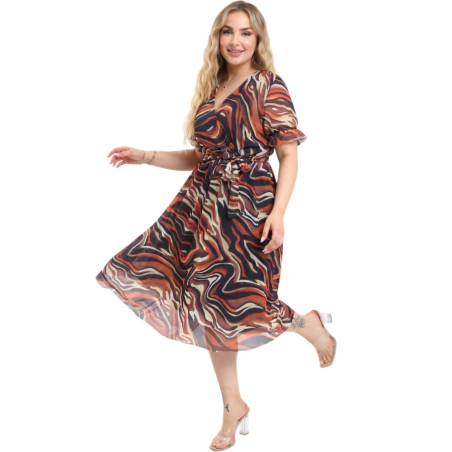 Rochie vara, din voal, model 7, Aura Collection