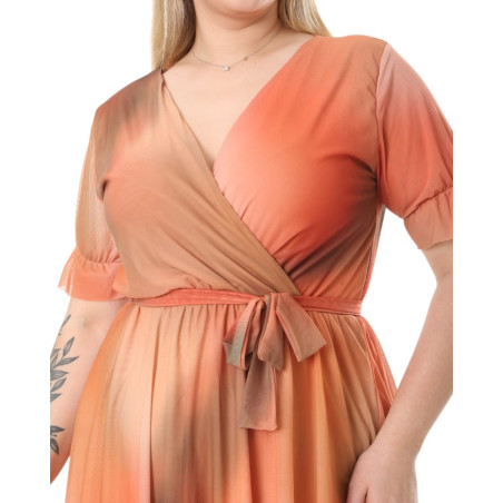 Rochie vara, din voal, model 19, Aura Collection