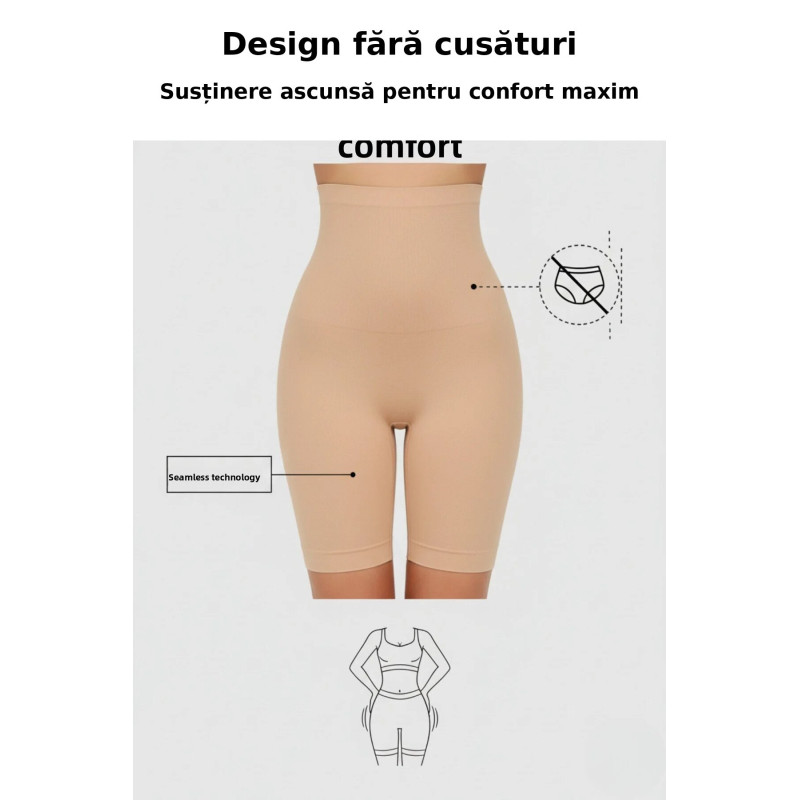 Chilot Modelator cu Talie Înaltă și Efect Push-Up | tophaine.ro