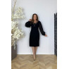 Rochie neagra, Elegantă, Irina, model clasic