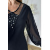 Rochie neagra, Elegantă, Irina, model clasic