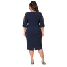 Rochie eleganta Liana, culoare Bleumarin